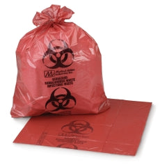 Red Infectious Waste Bags 11 x 14 Inch - Heavy Duty Biohazard Disposal Bags 1-6 Gallon