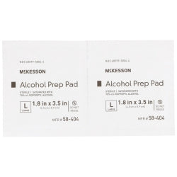Isopropyl Alcohol Prep Pads 70% - Sterile Single-Use Antiseptic Wipes