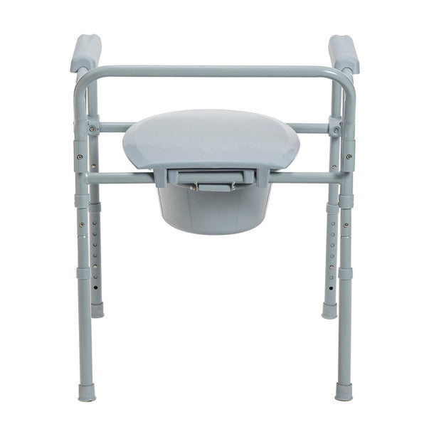 Folding Steel Commode