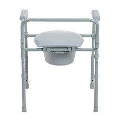 Folding Steel Commode