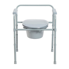 Folding Steel Commode