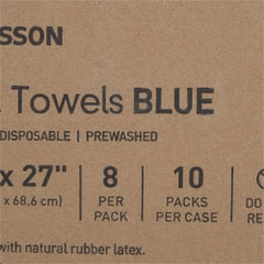 Sterile Disposable O.R. Towel Blue 17 x 27 Inch - Case of 80
