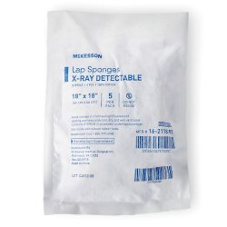 Sterile Surgical Laparotomy Sponge - 4-Ply Cotton 18x18 Inch X-Ray Detectable