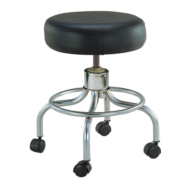 Revolving, Adjustable-Height Stool