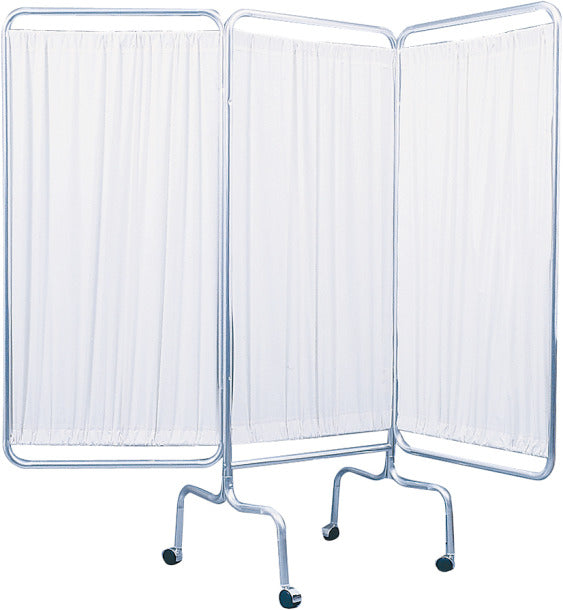 Drive Medical 3-Panel Privacy Screen - Professional Medical Room Divider for Hospitals & Clinics
