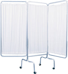 Drive Medical 3-Panel Privacy Screen - Professional Medical Room Divider for Hospitals & Clinics