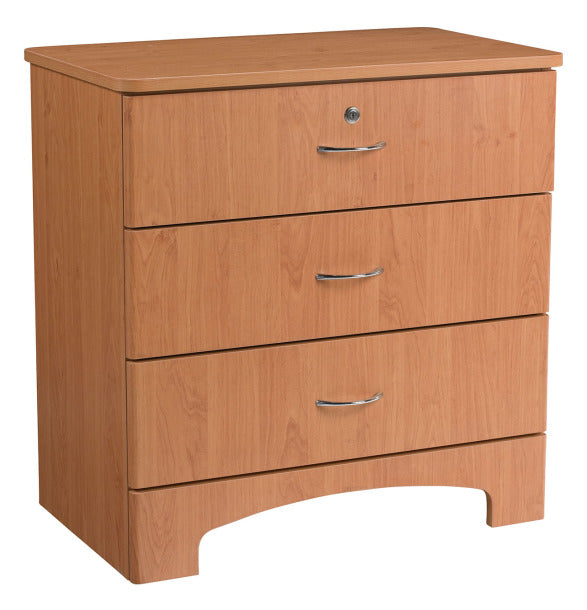 Oslo 3 Drawer Chest - Medical Storage Cabinet for Patient Rooms | Drive Medical