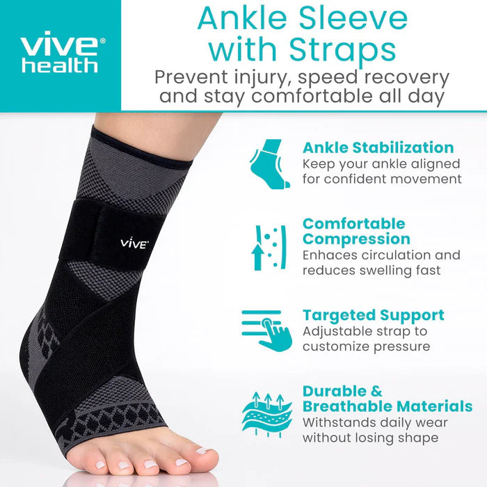 Ankle Sleeves with Straps