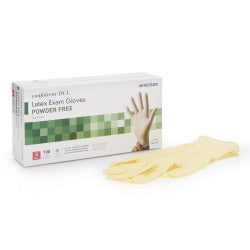 Powder-Free Latex Exam Gloves - Smooth, Beaded Cuff, Ambidextrous, Non-Sterile