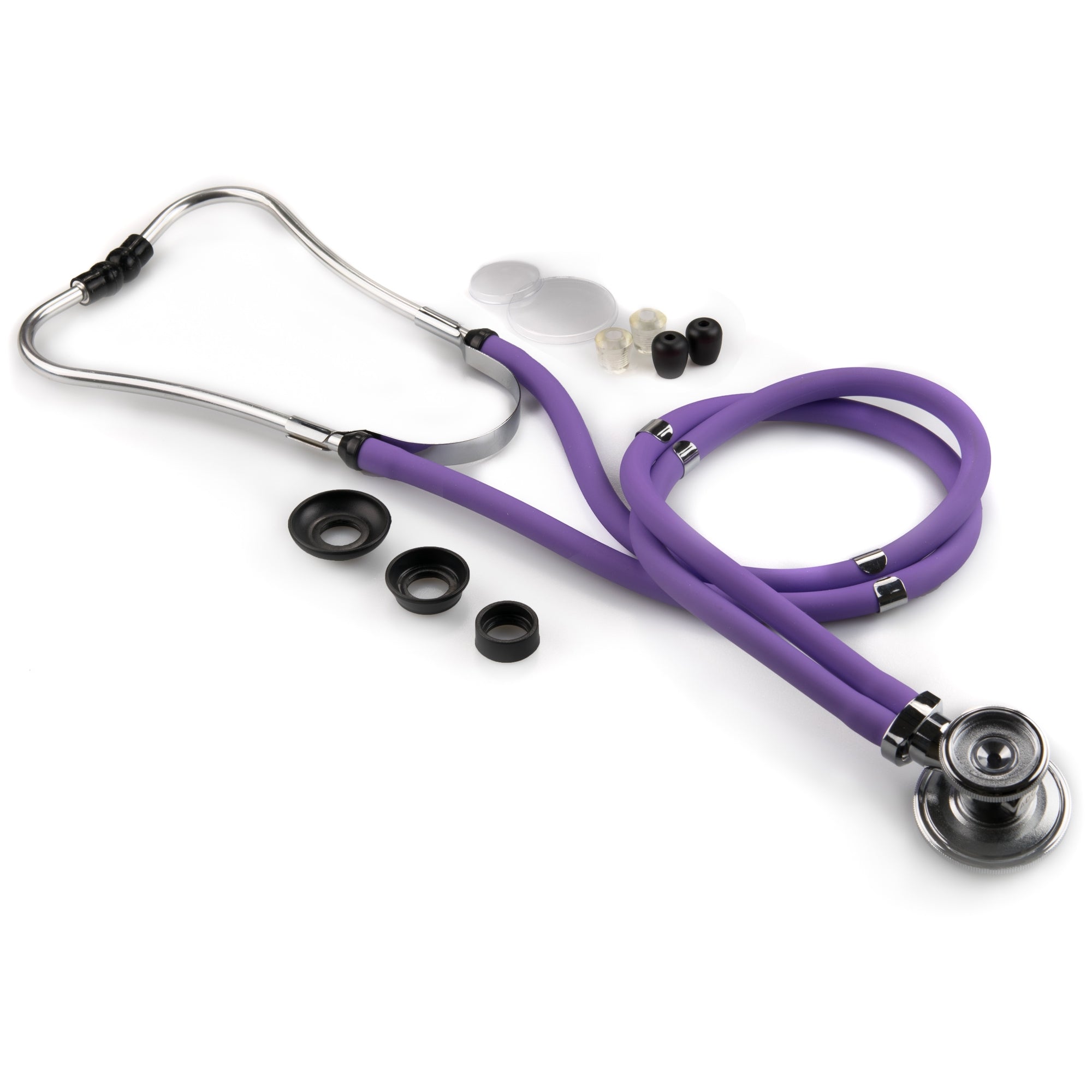 Double Lumen Sprague Stethoscope - Professional Diagnostic Tool for Adult & Pediatric Auscultation, Lavender 22"
