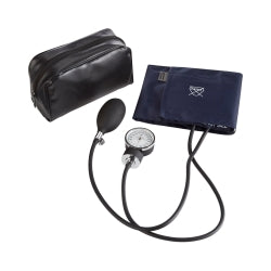 Professional Aneroid Sphygmomanometer Blood Pressure Monitor with Adjustable Nylon Cuff - Adult Size