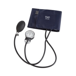 Professional Aneroid Sphygmomanometer Blood Pressure Monitor with Adjustable Nylon Cuff - Adult Size