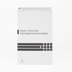 Professional Aneroid Sphygmomanometer Blood Pressure Monitor with Adjustable Nylon Cuff - Adult Size