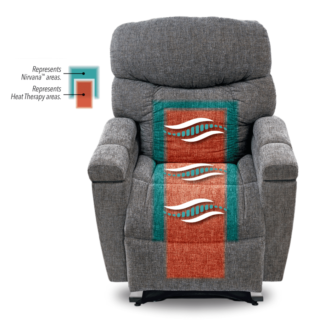 Cloud+ PR-525 with Twilight Power Lift Recliner - MaxiComfort Medical Chair with Advanced Sleep Positioning