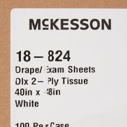 McKesson General Purpose Physical Exam Drape - Deluxe 2-Ply Pebble-Embossed, Latex-Free