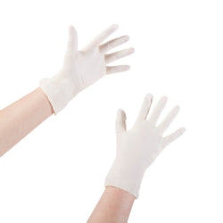 Stretch Vinyl Powder-Free Exam Gloves - Latex-Free, Ambidextrous, Beaded Cuff