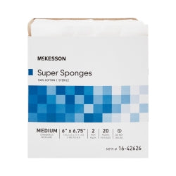 Sterile Cotton Fluff Dressing - Super Absorbent Wound Care Sponges