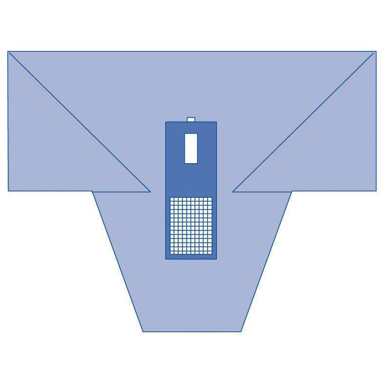 Sterile Cystoscopy Surgical Pack II - Complete Procedure Kit with Reinforced Drape & Accessories (Case of 10)