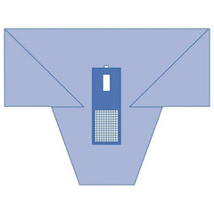 Sterile Cystoscopy Surgical Pack II - Complete Procedure Kit with Reinforced Drape & Accessories (Case of 10)