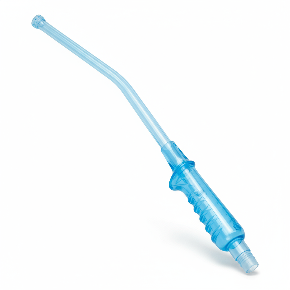 45-degree angle showing handle and connection