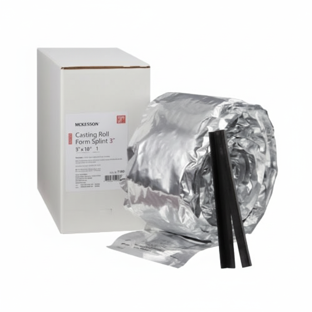 45-degree angle view of casting roll