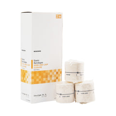 Elastic Compression Bandage with Hook-and-Loop Closure - Tan, Non-Sterile, Standard Support