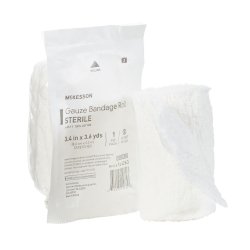 Sterile Cotton Fluff Bandage Roll - Fast-Wicking Absorbent Wound Dressing for Primary & Secondary Care
