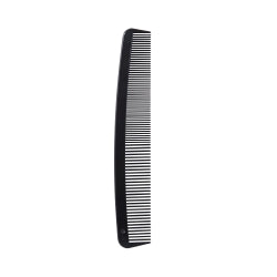 McKesson Black Plastic Hair Comb 7 Inch - Dual Teeth for Detangling & Styling