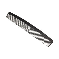 McKesson Black Plastic Hair Comb 7 Inch - Dual Teeth for Detangling & Styling