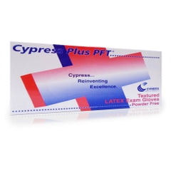 Latex Powder-Free Textured Exam Gloves - Medical Grade Disposable Gloves with Beaded Cuff