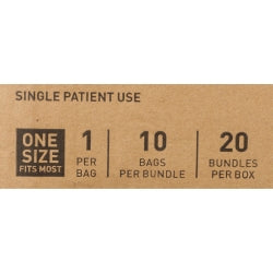 McKesson Disposable Shower Cap - Clear, One Size Fits Most, Single Patient Use, Latex-Free (16-SC1)