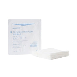 Sterile Nonwoven Gauze Sponges 4x4 - 4-Ply Medical Grade Cotton Wound Care Dressing