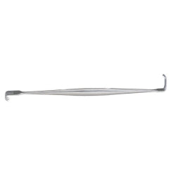 Stainless Steel Senn Retractor - 6-1/4 Inch Double-Ended 3-Prong Surgical Instrument
