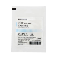 Oil Emulsion Impregnated Non-Adhering Sterile Dressing - White Knitted Mesh