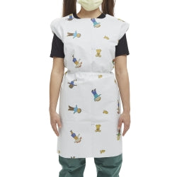 Pediatric Patient Exam Gown - Fun Kids Design, 21 x 36 Inch, Tissue/Poly/Tissue Construction