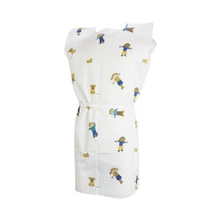 Pediatric Patient Exam Gown - Fun Kids Design, 21 x 36 Inch, Tissue/Poly/Tissue Construction