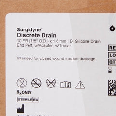 Professional Sterile Wound Drain Tube with Trocar - Perforated Radiopaque Medical Grade Drainage System
