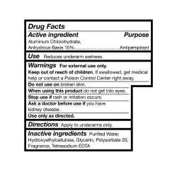 Antiperspirant and Deodorant - Alcohol-Free, Long-Lasting Fresh Scent - Roll-On & Spray Options