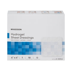 Hydrogel Sheet Dressing Square Sterile - Moisture Wound Care Treatment (2x2 & 4x4 Inch)
