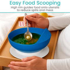 Spill-Proof Bowl and Plate Set