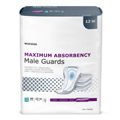 Maximum Absorbency Male Guards - 12 Hour Leak Protection | Disposable Incontinence Pads for Men