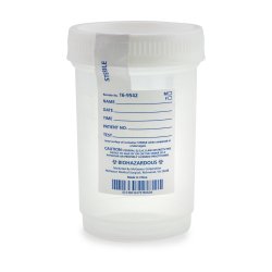 Sterile Specimen Container for Pneumatic Tube Systems - 120ml Wide Mouth with Tamper-Evident Seal