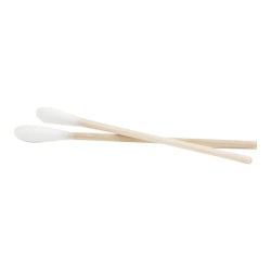 Cotton Tip Applicators Wood Shaft Non-Sterile - Swabsticks with Measurement Ruler