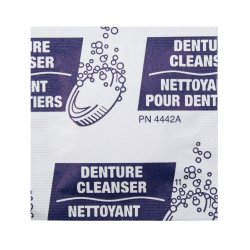McKesson Denture Cleaner Tablets - Antibacterial Effervescent Formula with Baking Soda