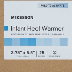 McKesson Instant Infant Heel Warmer - Chemical Heat Pack for Neonatal Blood Collection (One Size)