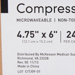 McKesson Cold and Hot Compress Pack - Reusable Gel Therapy Pack for Pain Relief and Swelling