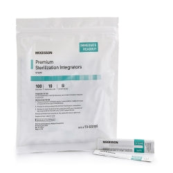 Steam Sterilization Chemical Integrator Strips - Class 5 Color Bar Indicator for All Processing Times