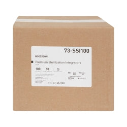 Steam Sterilization Chemical Integrator Strips - Class 5 Color Bar Indicator for All Processing Times