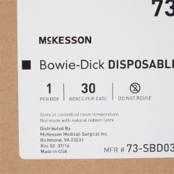 Disposable Bowie-Dick Type Test Pack for Pre-Vacuum Steam Sterilizers - Class 2 Chemical Indicator