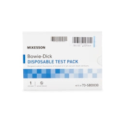 Disposable Bowie-Dick Type Test Pack for Pre-Vacuum Steam Sterilizers - Class 2 Chemical Indicator